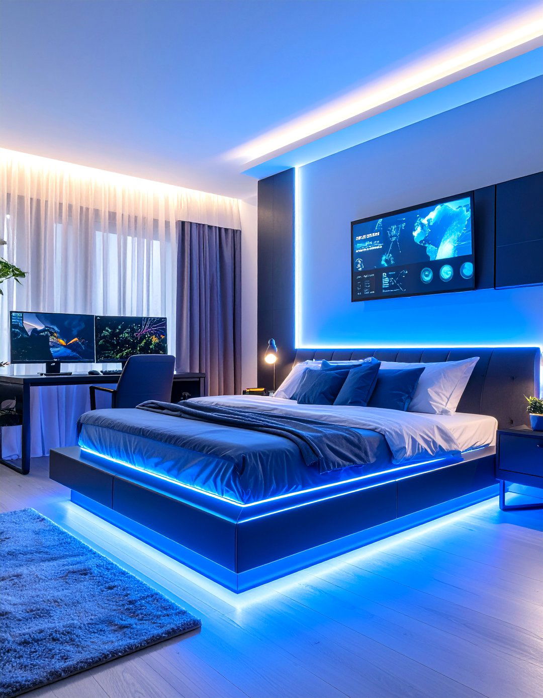 The Tech Savvy Smart Bedroom - 30 18 year old boy bedroom ideas