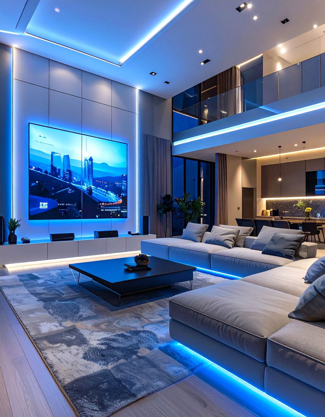 The Tech Savvy Smart Living Room - 30 mens living room ideas