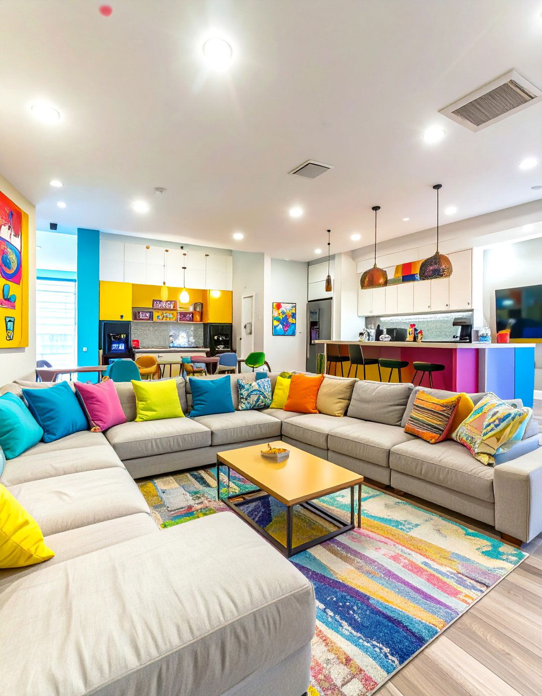 The Teen Hangout Lounge - 30 basement layout ideas