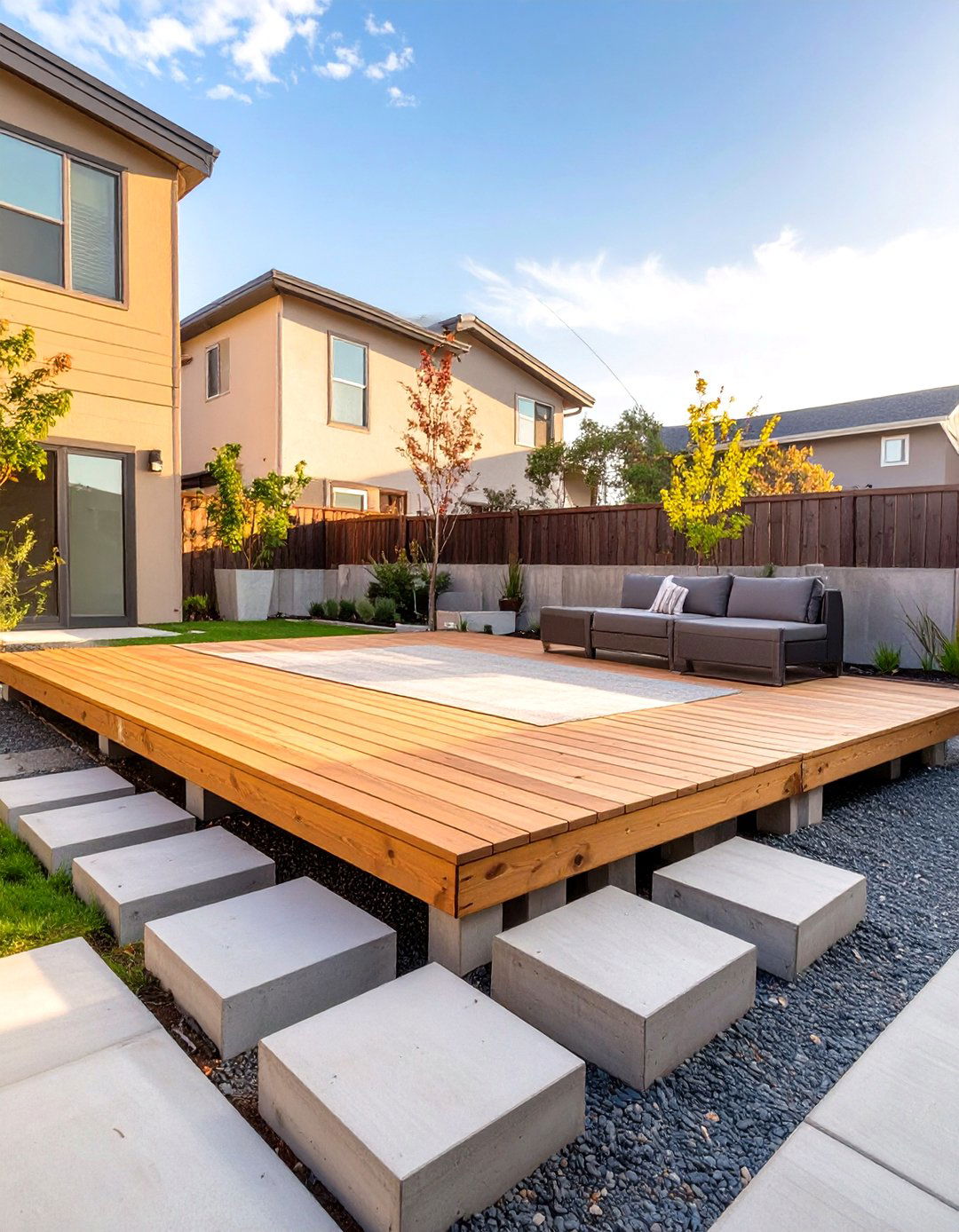 The Temporary Deck for Renters - 30 cheap deck ideas