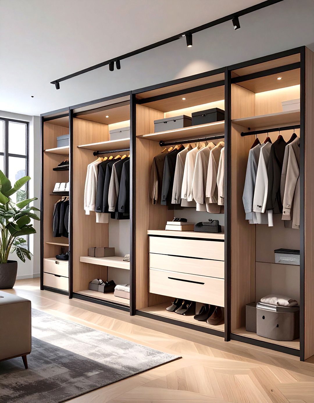 The Tension Rod Room Divider - 30 open closet ideas