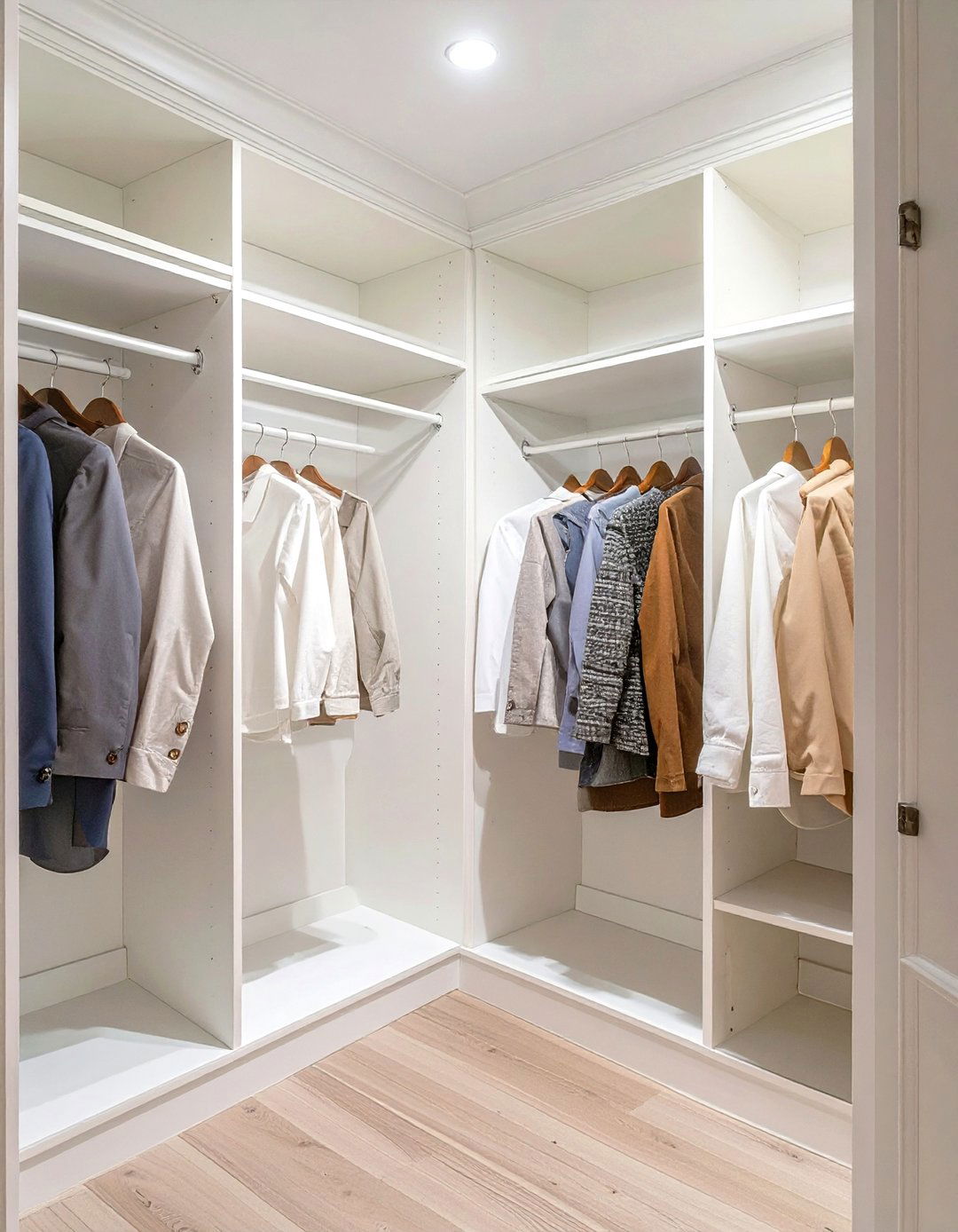 The Tension Rod Trick Closet - 30 narrow closet ideas