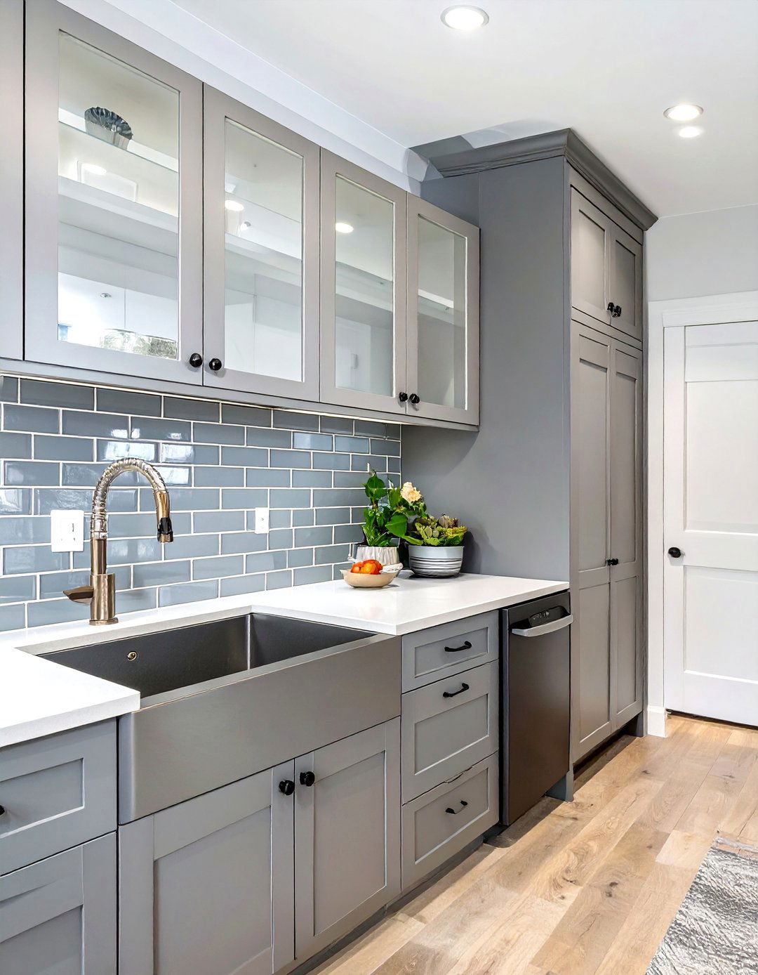 The Terminating Cabinet Edge - 30 backsplash edge trim ideas
