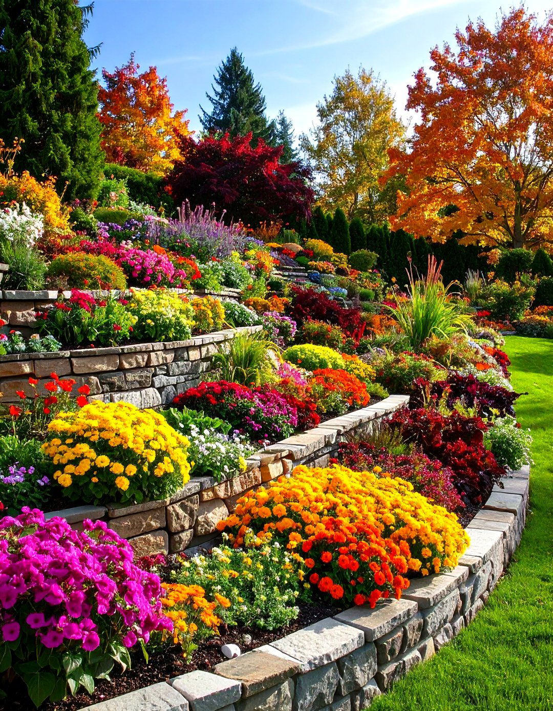 The Terraced Hillside Raised Garden Beds - 30 ideas for raised garden beds