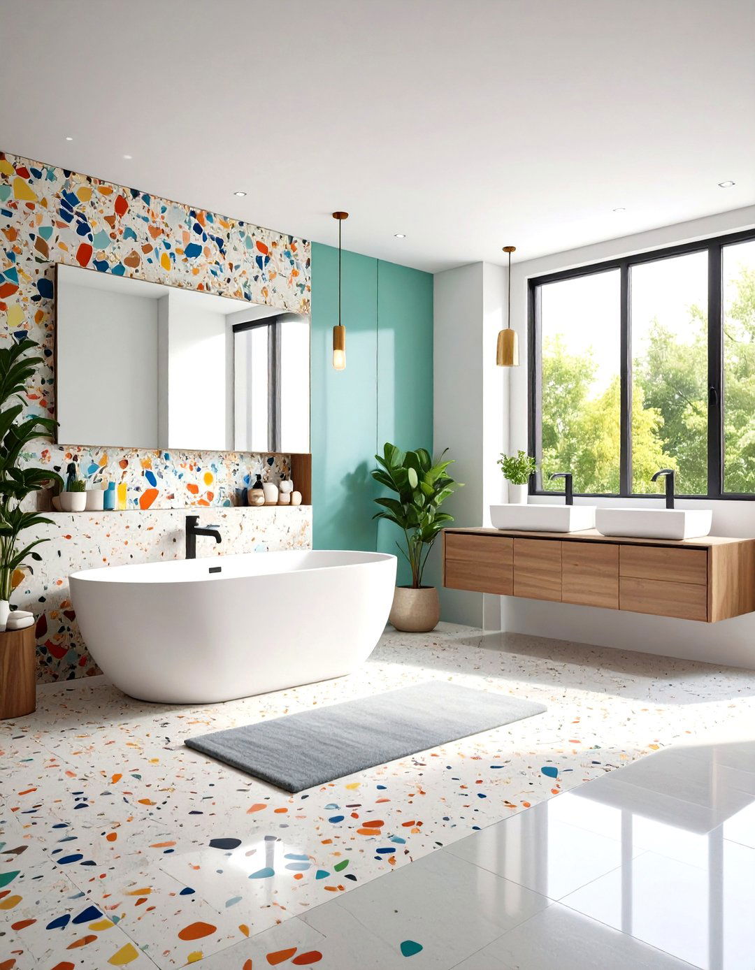 The Terrazzo Celebration Bathroom - 30 elegant bathroom ideas