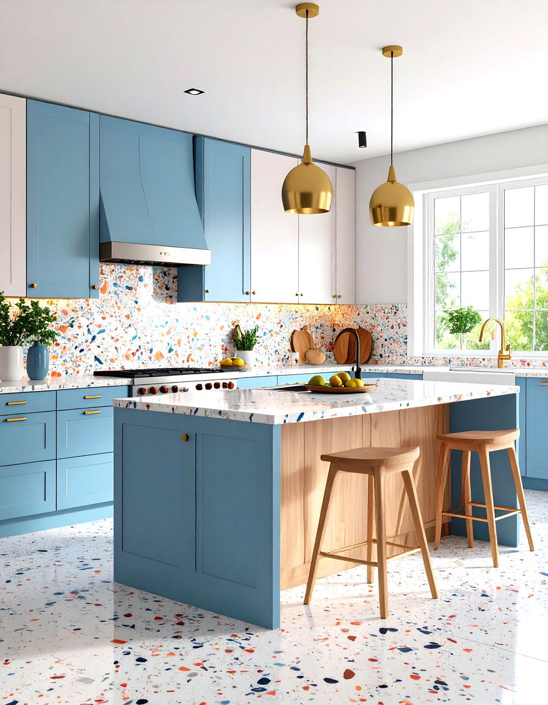 The Terrazzo Filled Kitchen - 30 kitchen modern designs