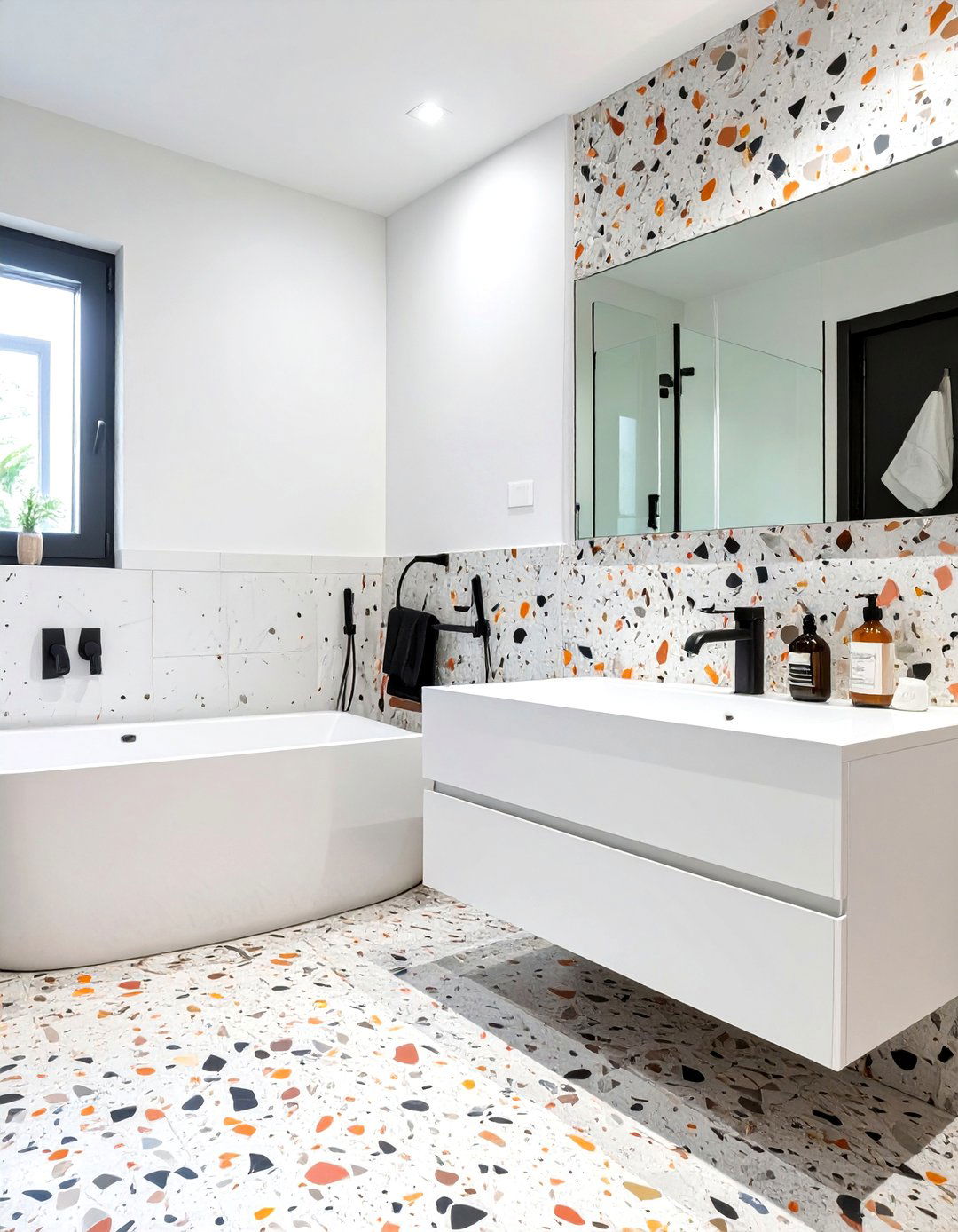 The Terrazzo Fun Bathroom - 30 design my bathroom ideas
