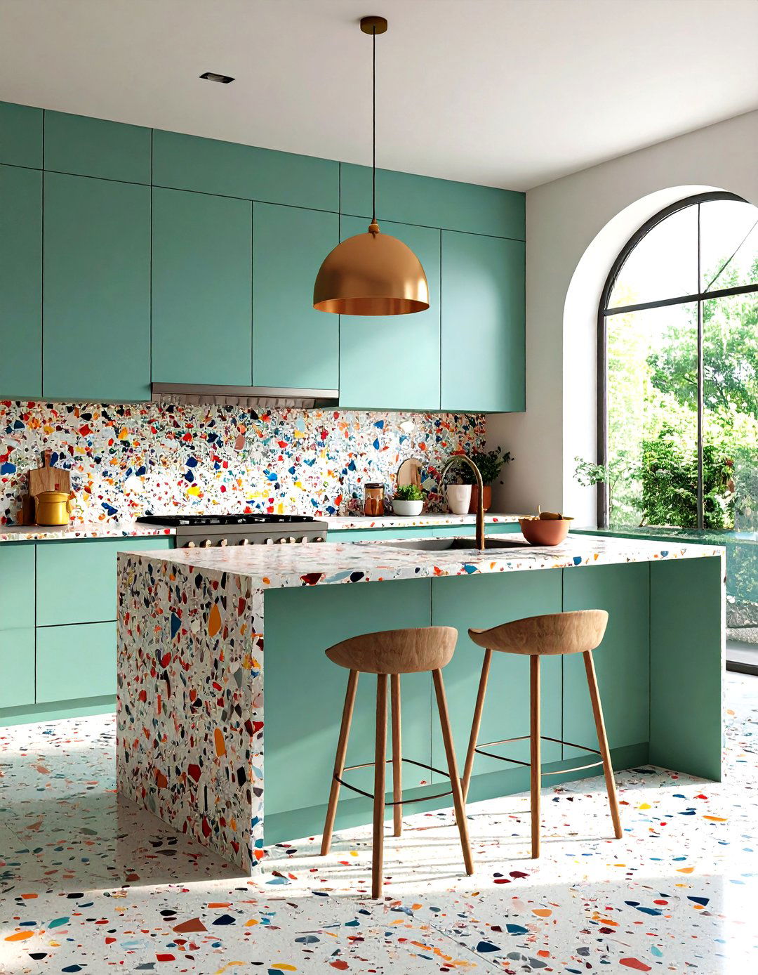 The Terrazzo Kitchen Wonderland - 30 kitchen remodel trends