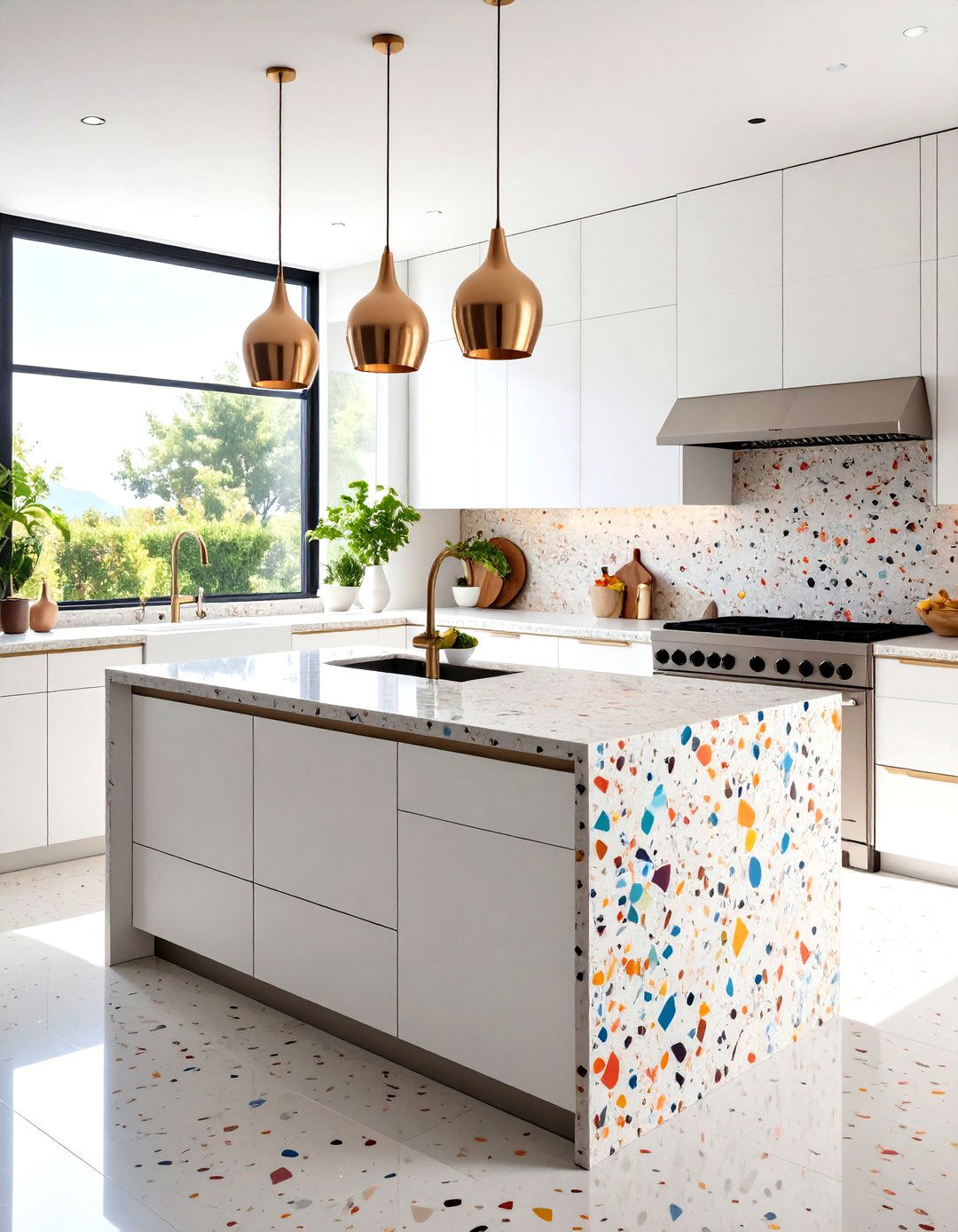 The Terrazzo Surfaces Kitchen - 30 kitchen ideas 2022