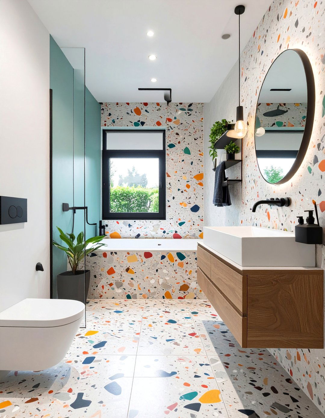 The Terrazzo Tiled Bathroom - 30 ai spa bathroom design ideas