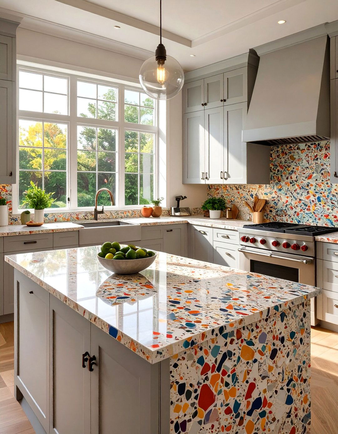 The Terrazzo Trend Kitchen - 30 modern kitchen designs photo gallery