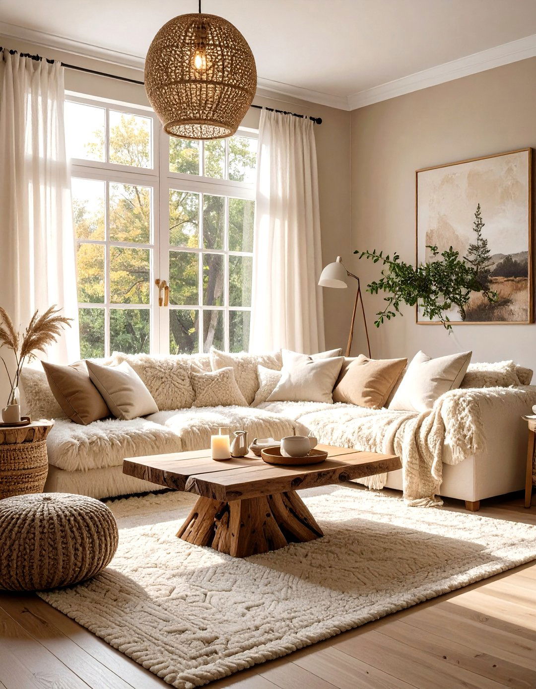 The Textured Neutral Haven - 30 modern home decor ideas