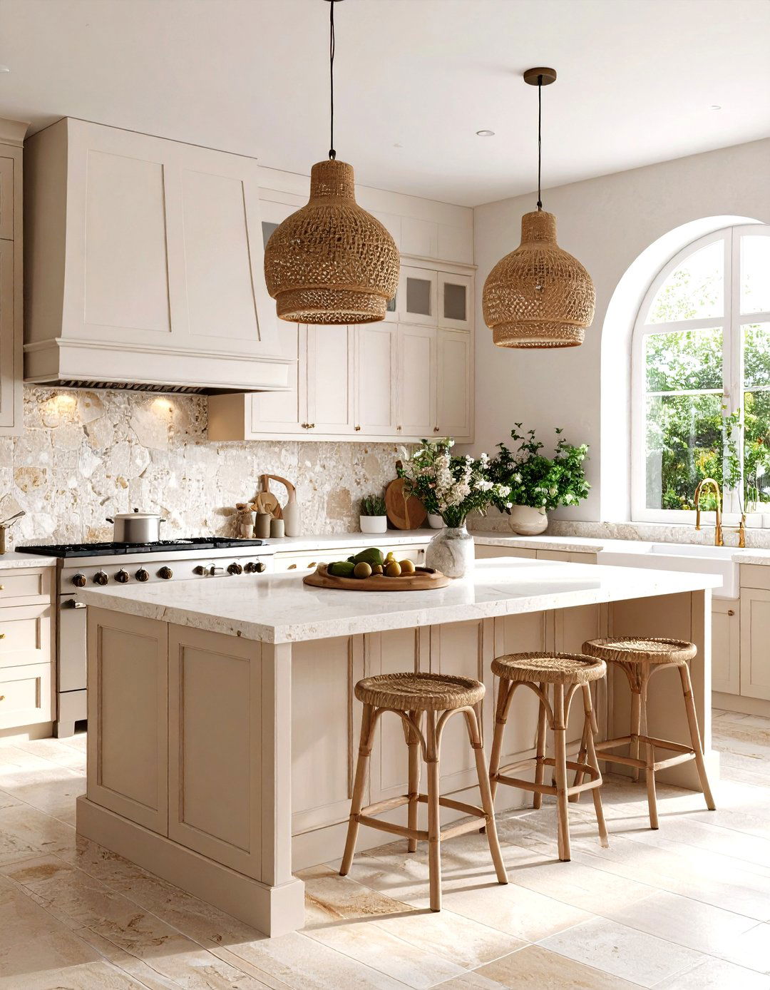The Textured Neutral Kitchen - 30 kitchen decor ideas 2025