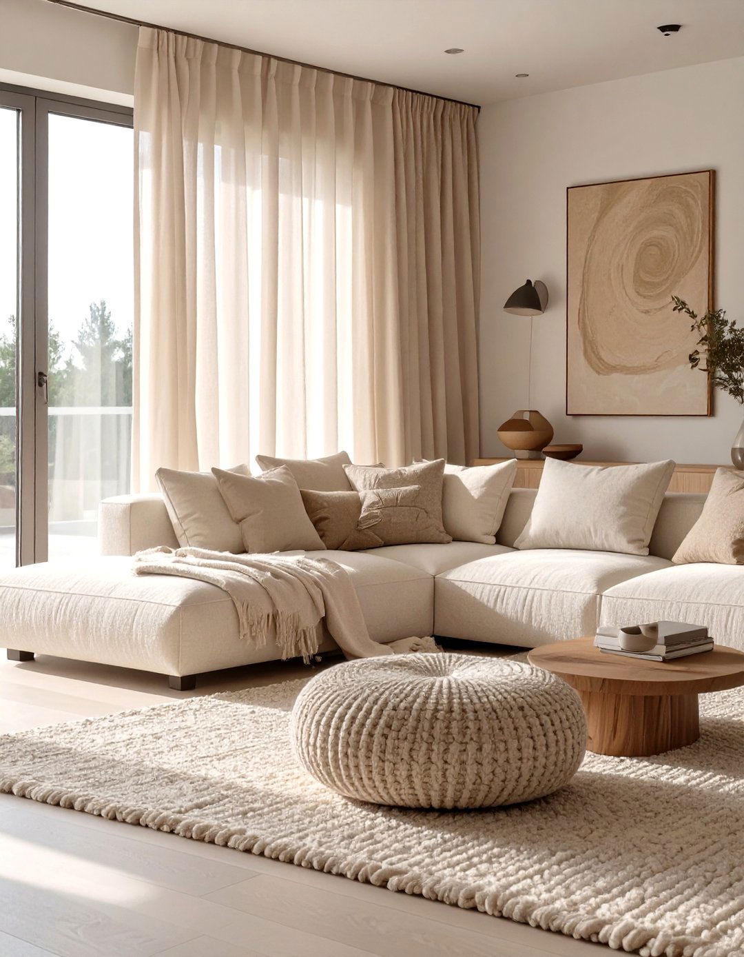 The Textured Neutrals Living Room - 30 modern living room decor ideas