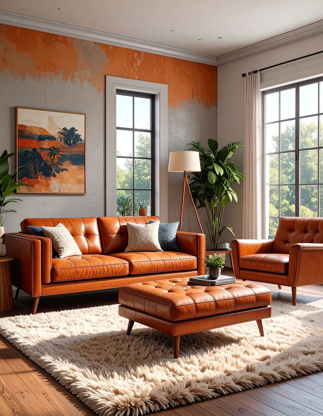 The Textured Textiles Living Room - 30 midcentury modern interior design ideas