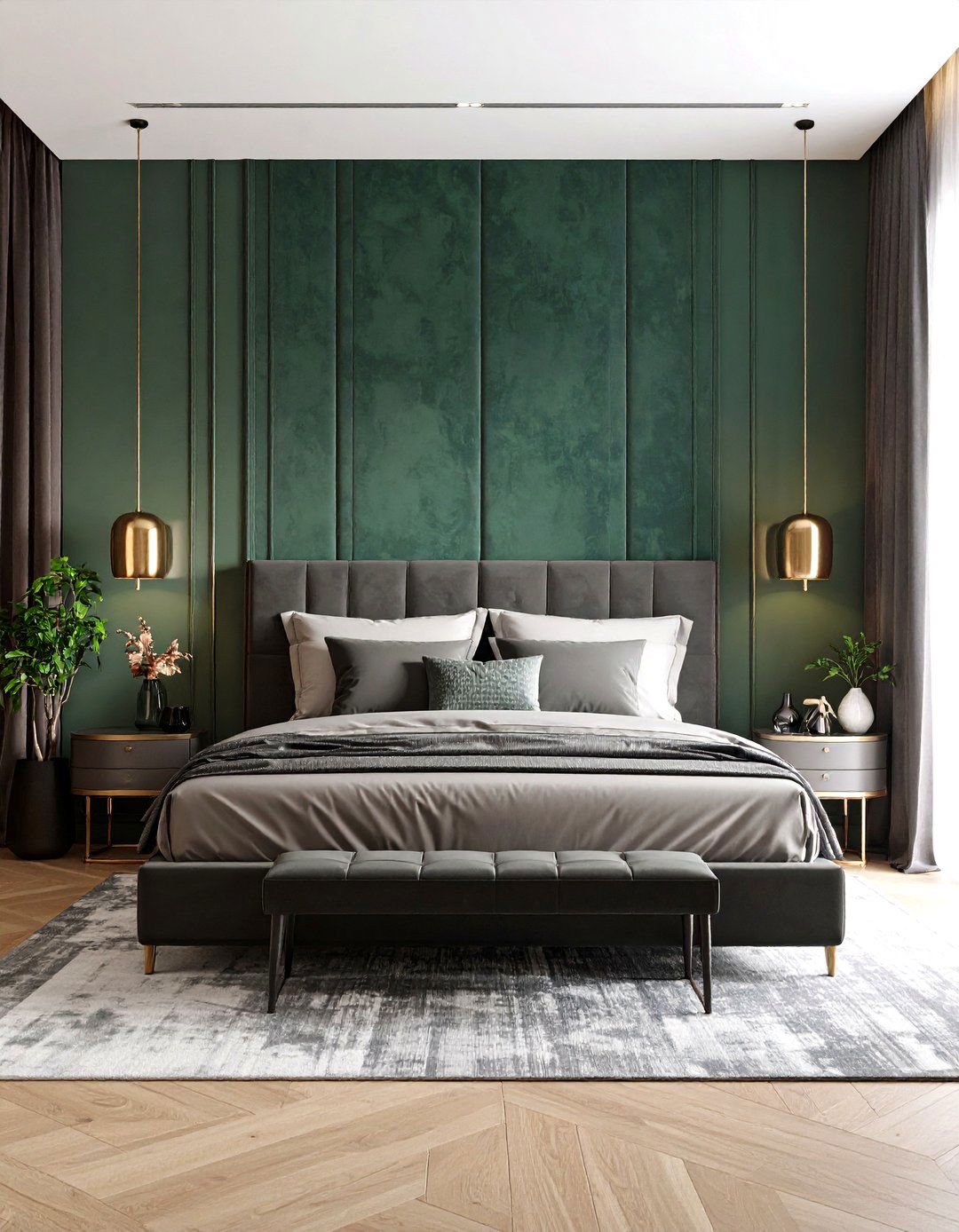 The Textured Wall Bedroom - 30 elegant master bedroom ideas