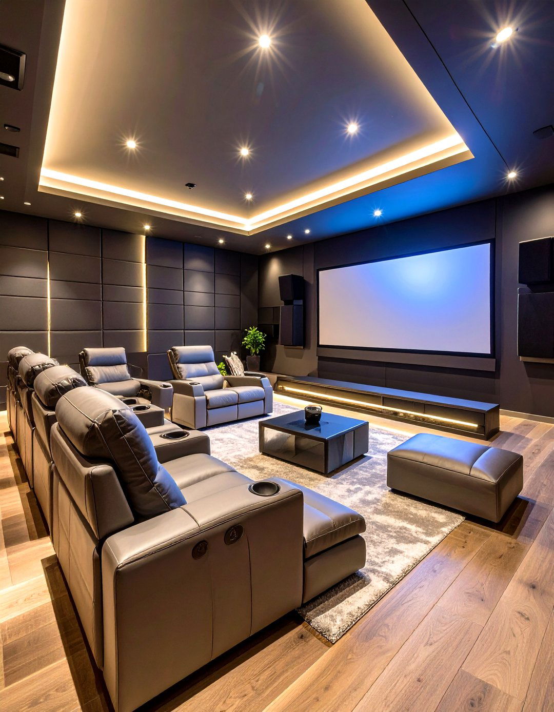 The Theatrical Movie and Game Room - 30 family game room ideas