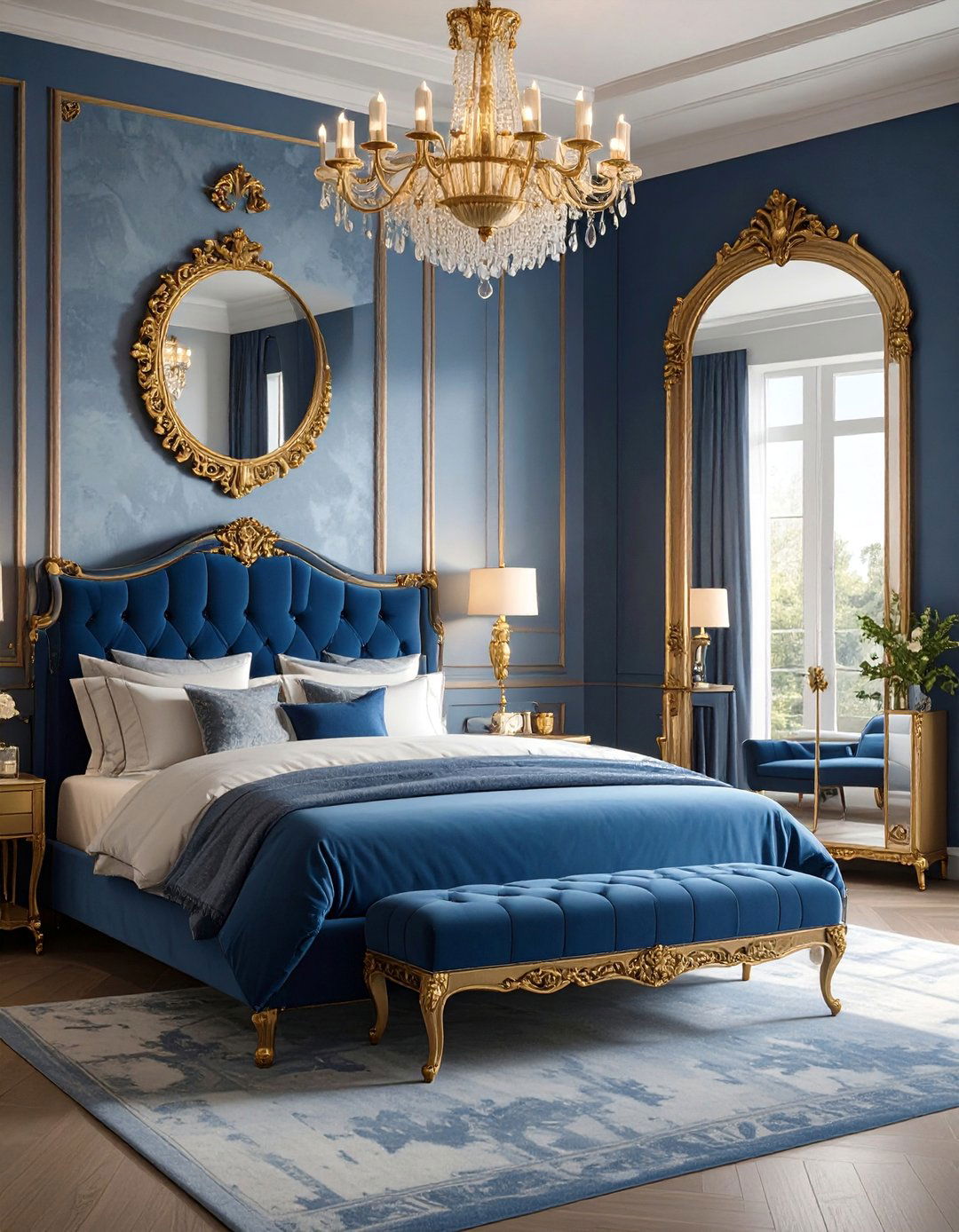 The Theatrical Velvet Bedroom - 30 dark romantic bedroom ideas
