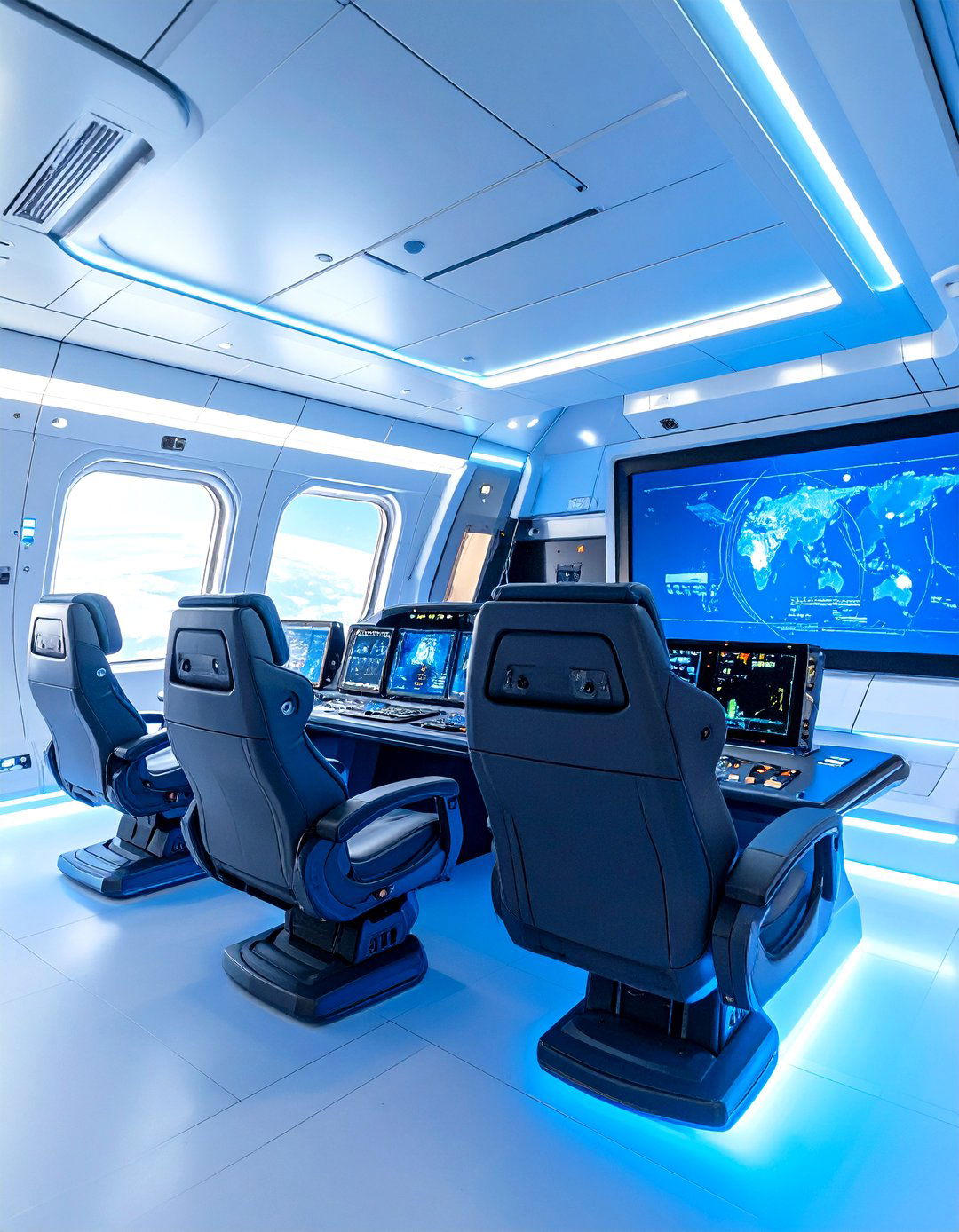 The Themed Starship Bridge - 30 home theater seating ideas