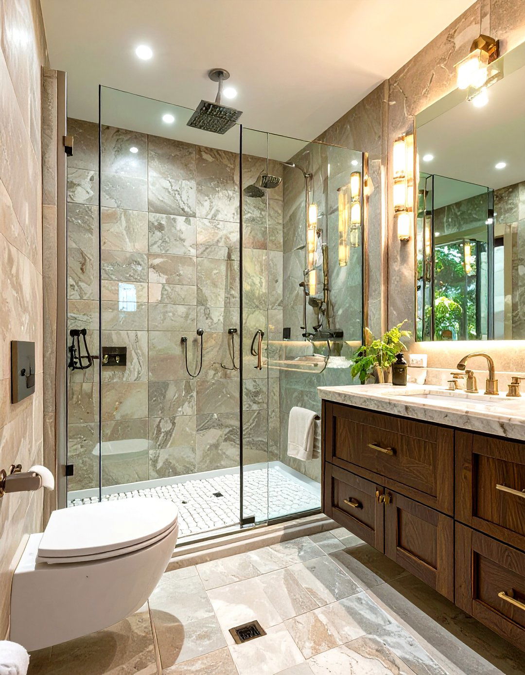 The Three Quarter Bathroom Layout - 30 master bathroom layout ideas