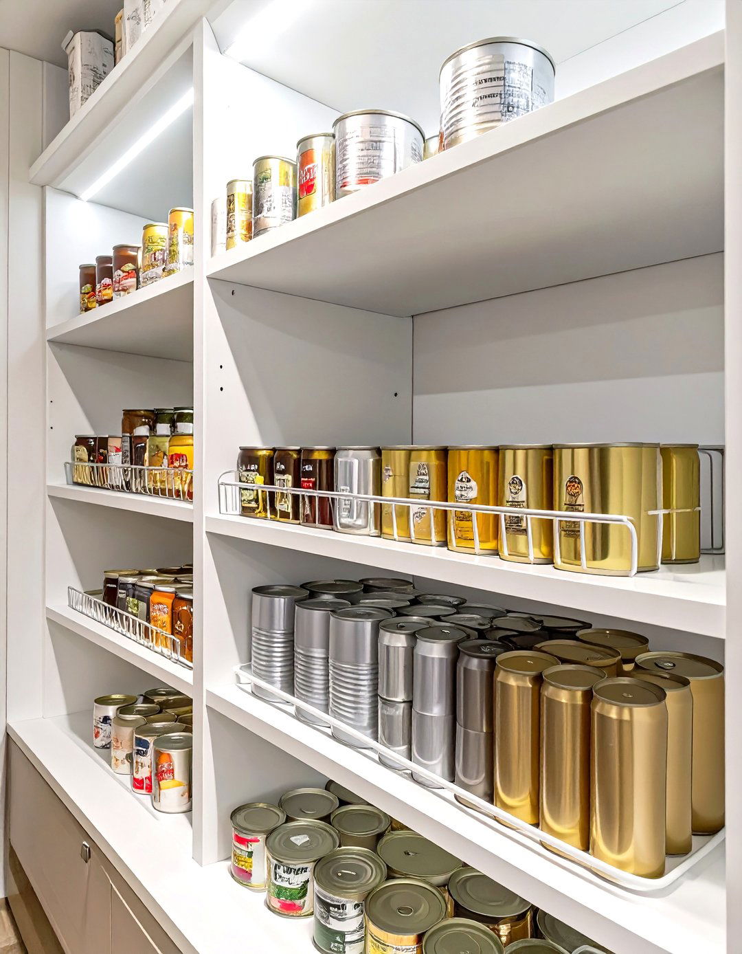 The Tiered Shelf Organizer Pantry - 30 organize pantry ideas
