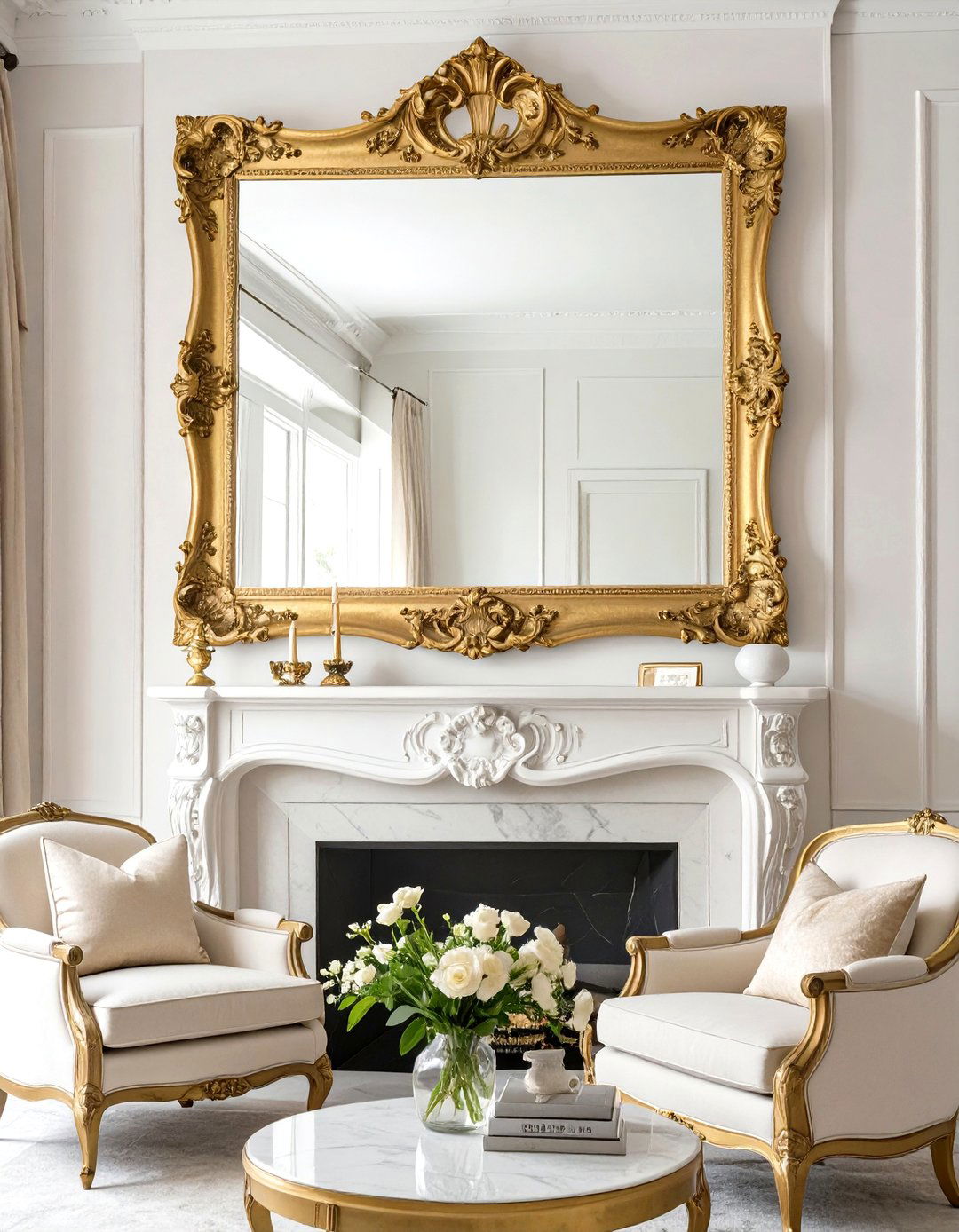 The Timeless Appeal of Gilded Mirrors - 30 old money interior design ideas