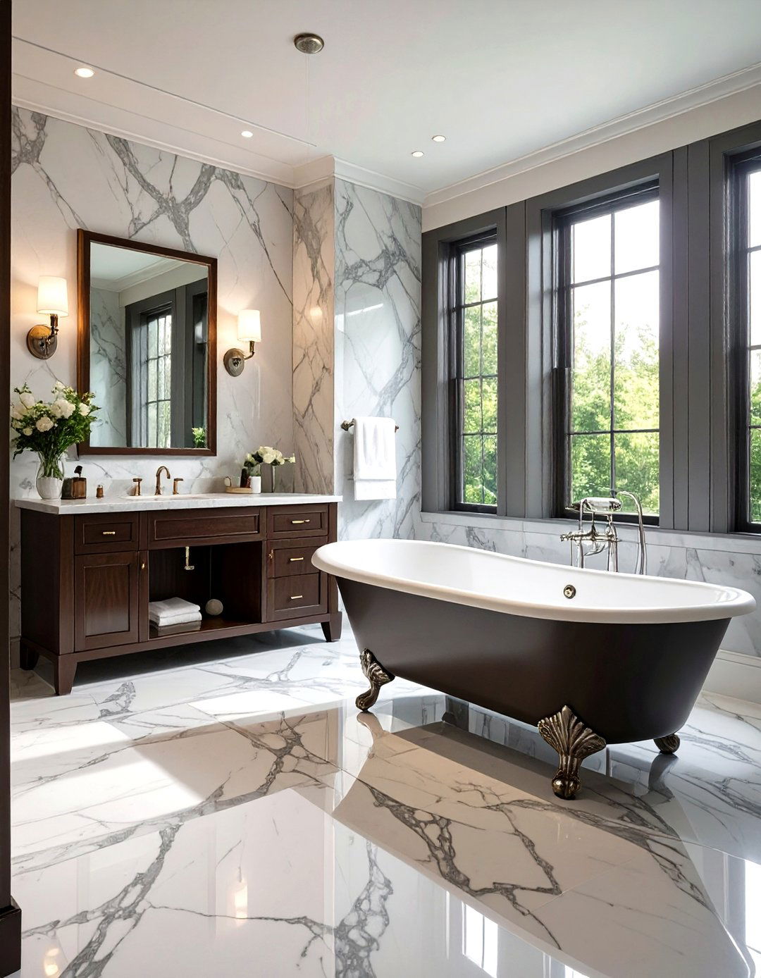 The Timeless Marble Bathroom - 30 classic bathroom design ideas