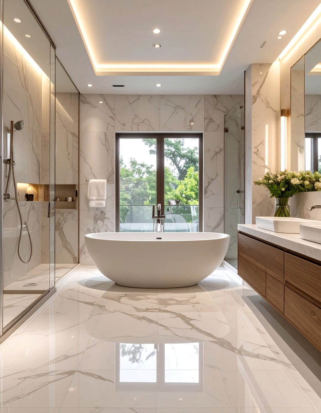 The Timeless Marble Bathroom - 30 bathroom update ideas