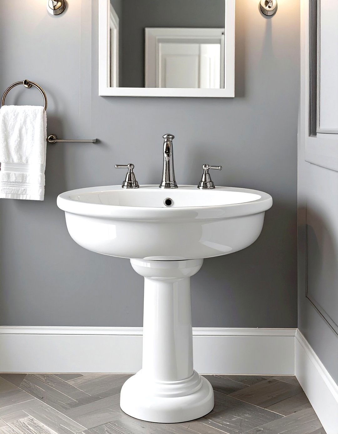 The Timelessness of Pedestal Sinks - 30 timeless interior design ideas