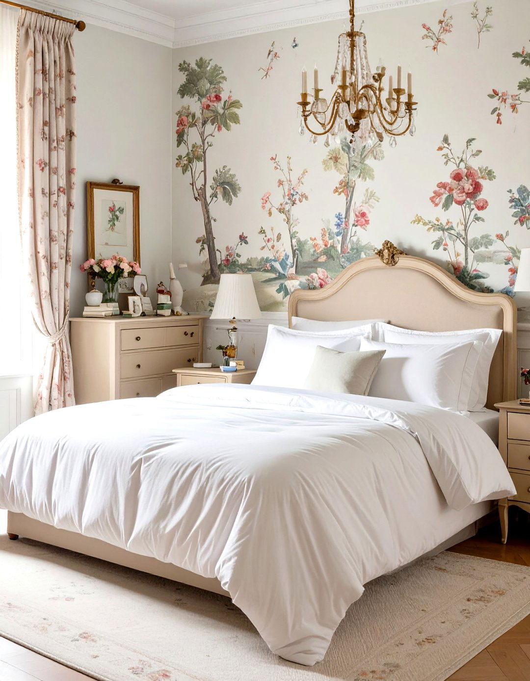 The Toile de Jouy Patterned Room - 30 french interior design ideas