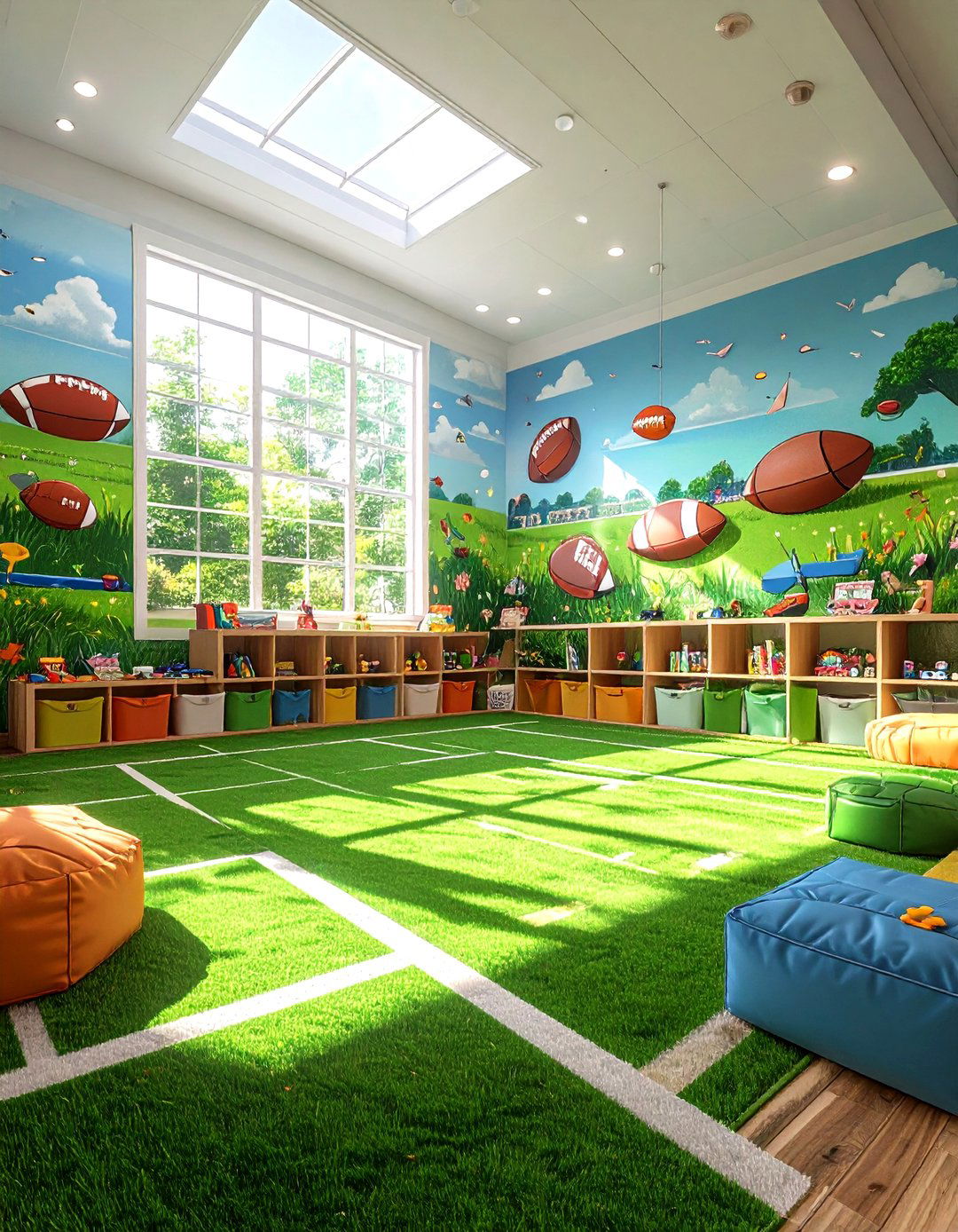 The Touchdown Themed Toddler Playroom - 30 madden home design ideas