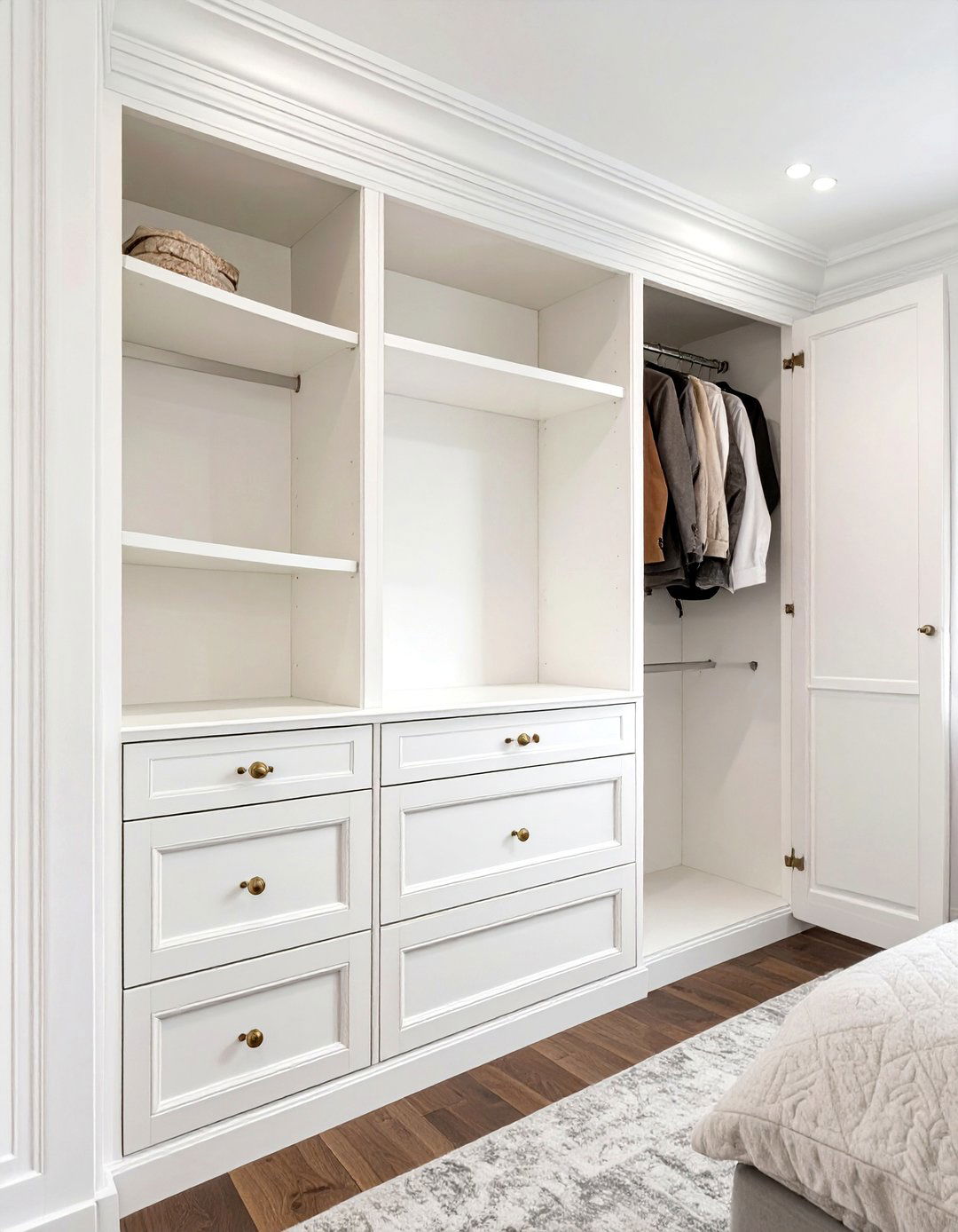 The Traditional Built In Nook - 30 open closet ideas