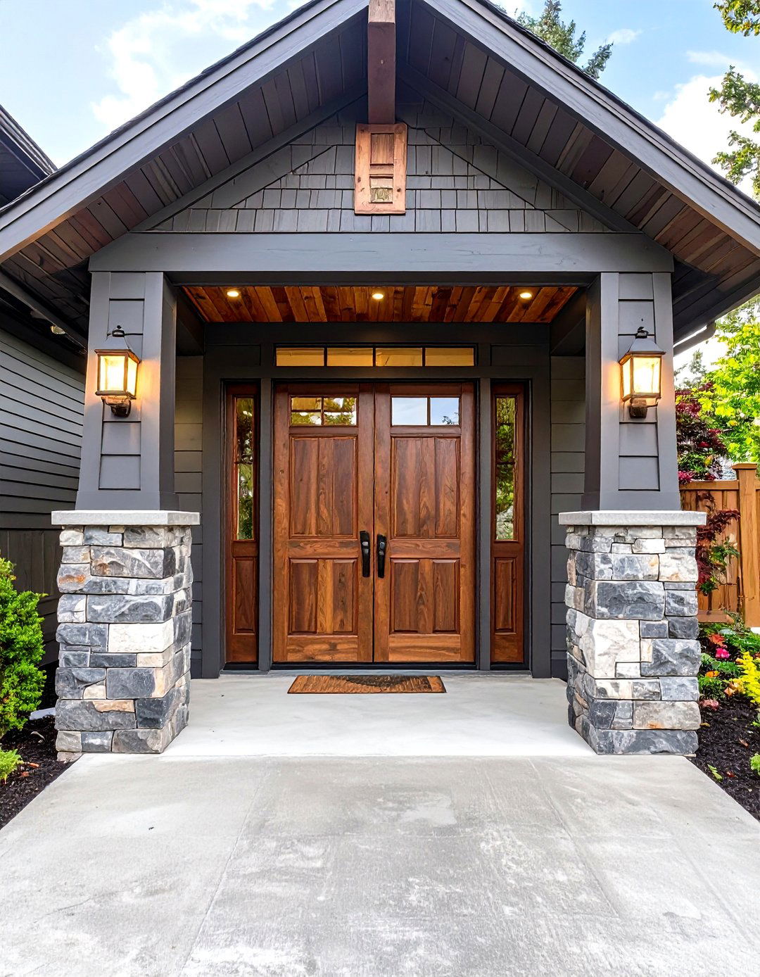 The Traditional Covered Bulkhead with Upgraded Doors - 30 exterior basement entrance ideas