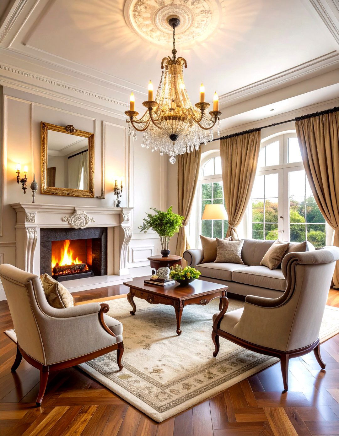 The Traditional Elegance Living Room - 30 living room decor ideas