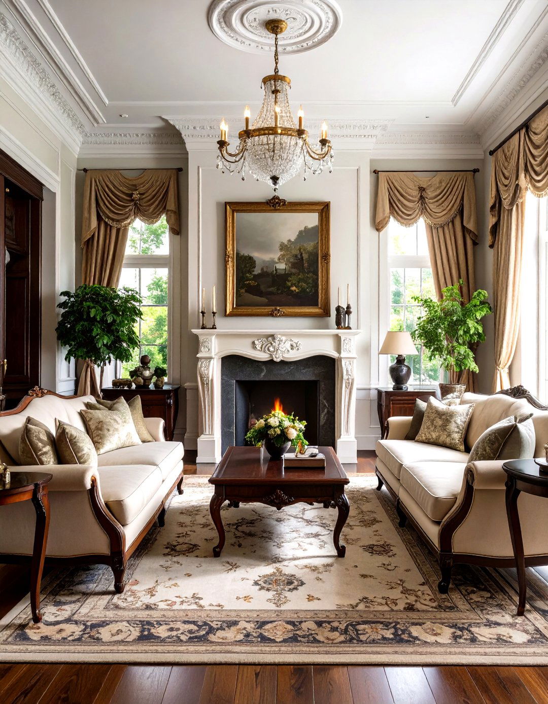 The Traditional Elegance Living room - 30 living room decoration ideas