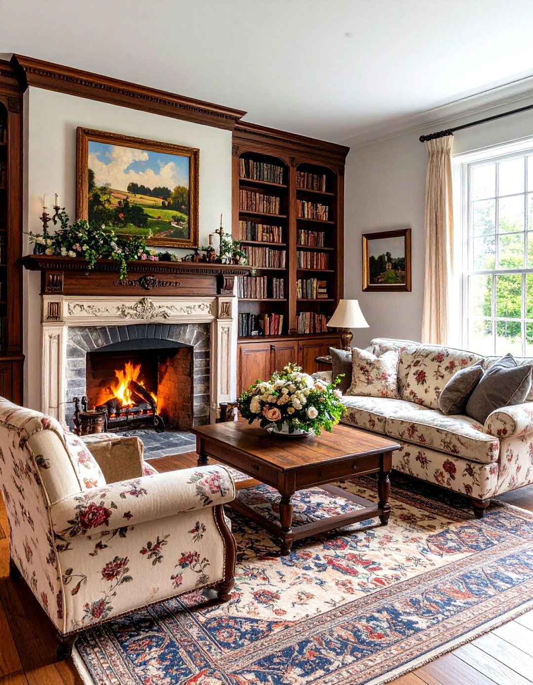 The Traditional English Country Living Room - 30 home decor ideas living room