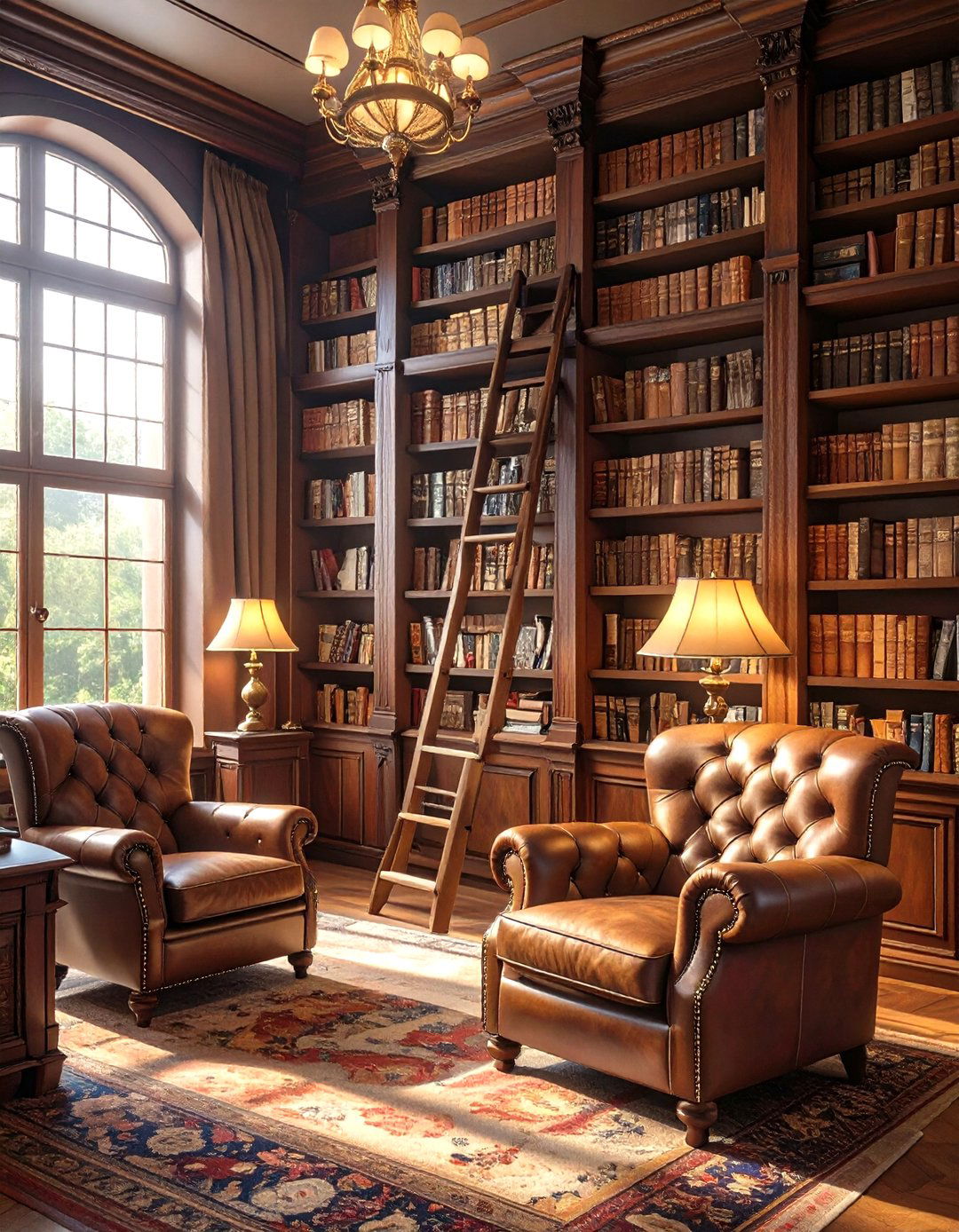 The Traditional English Library - 30 home decor ideas thehometrotters