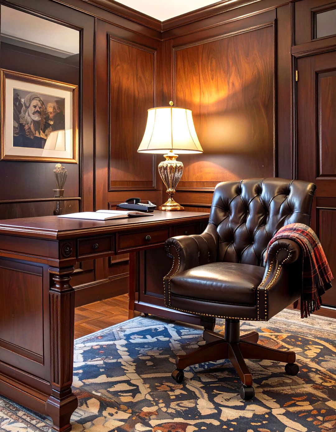 The Traditional Gentlemans Club Office - 30 cozy office ideas