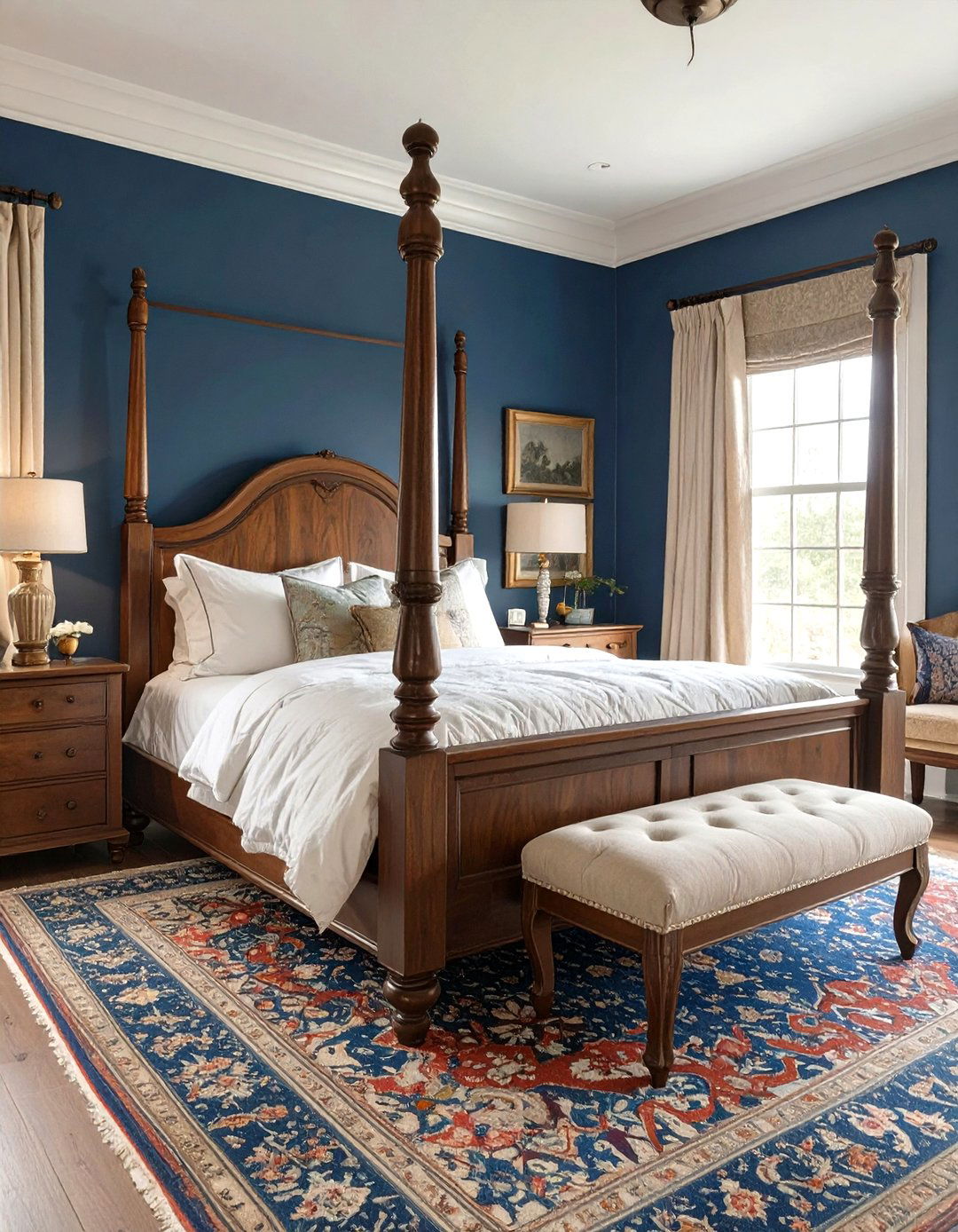 30 Navy Blue Bedroom Ideas for a Sophisticated Sanctuary - We Love Home ...