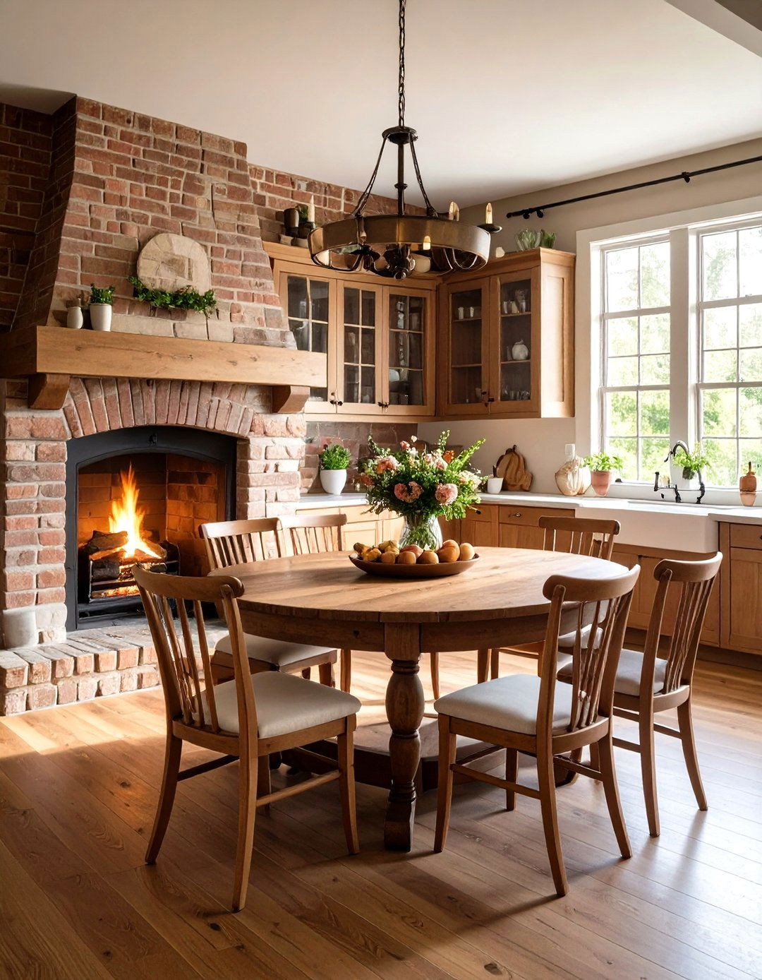The Traditional Kitchen Hearth Dining Area - 30 eat in kitchen ideas