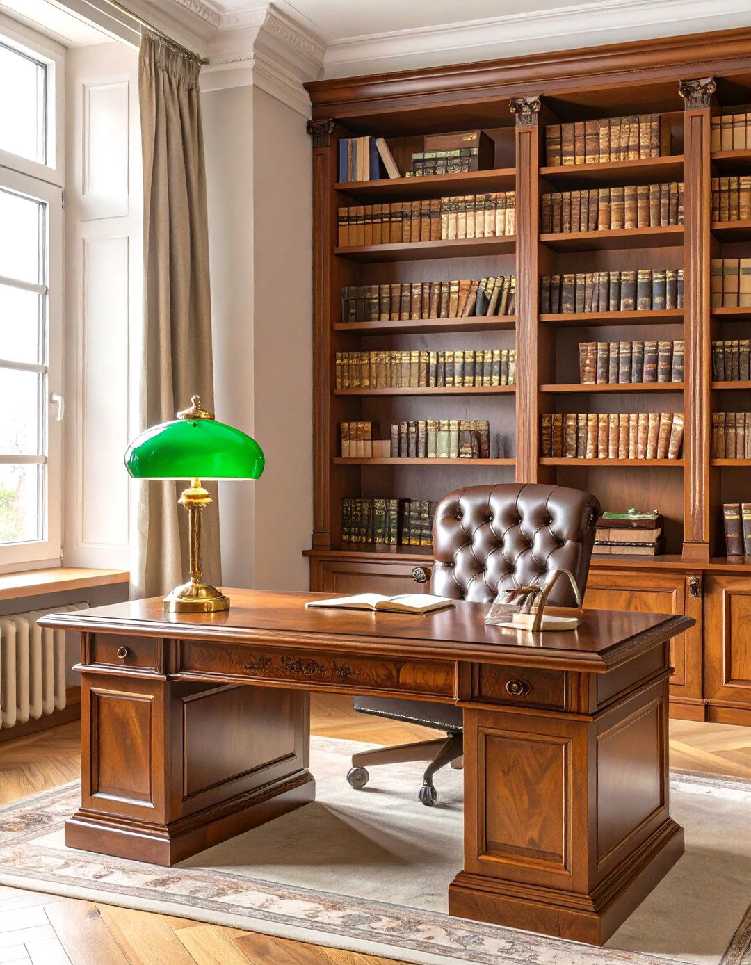 The Traditional Library Home Office - 30 home office interior design ideas