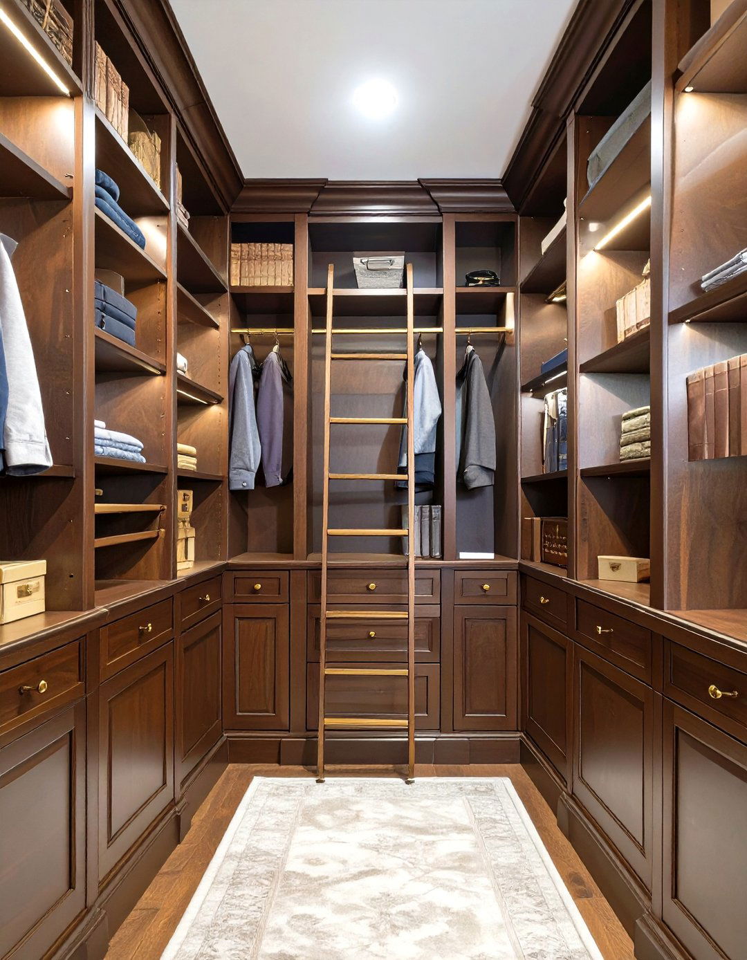The Traditional Library Style Wardrobe - 30 closet remodel ideas