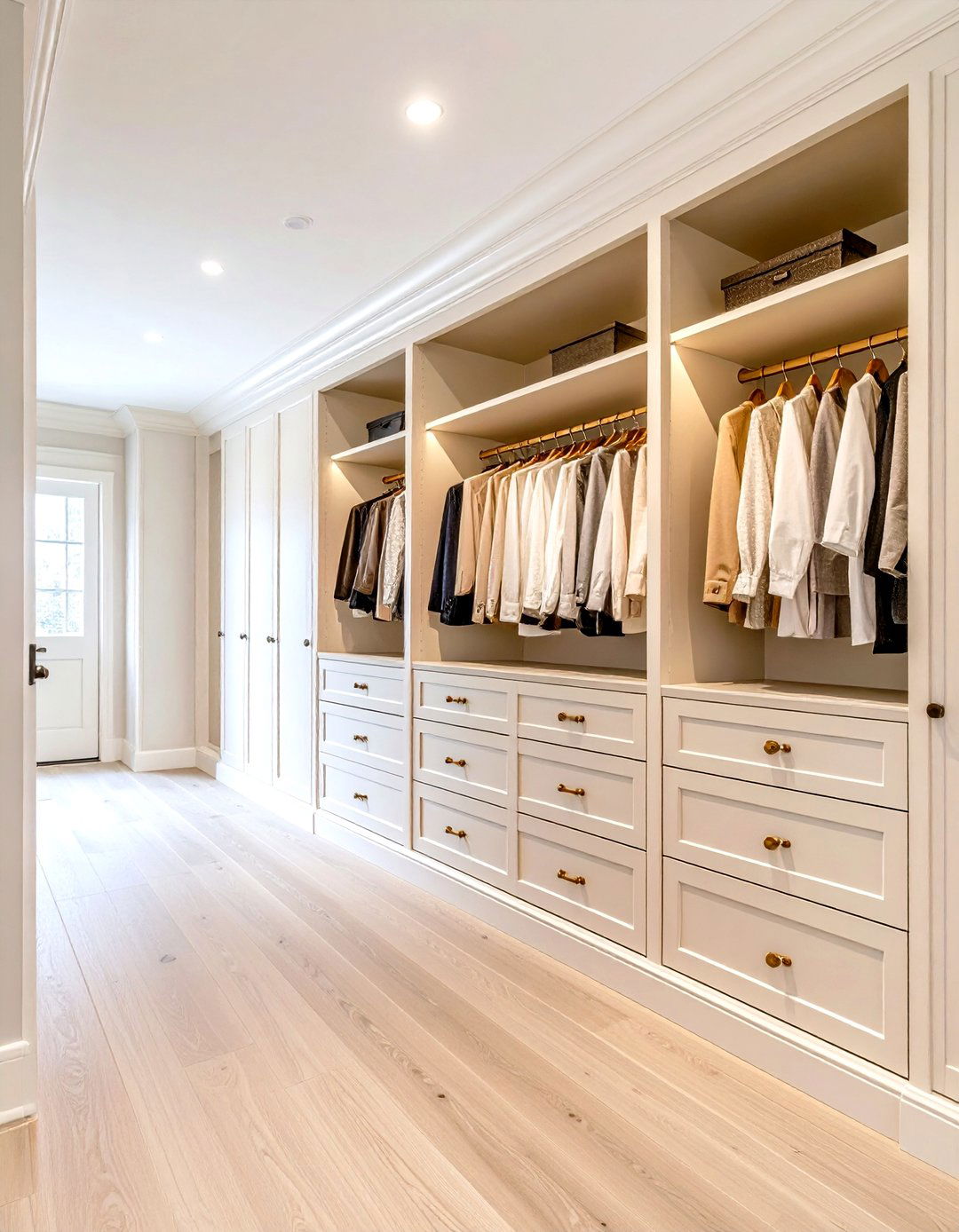 The Traditional Paneled Hallway Closet - 30 hallway closet ideas