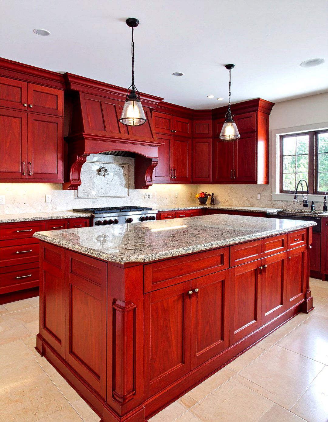 The Traditional Raised Panel Peninsula - 30 kitchen peninsula ideas