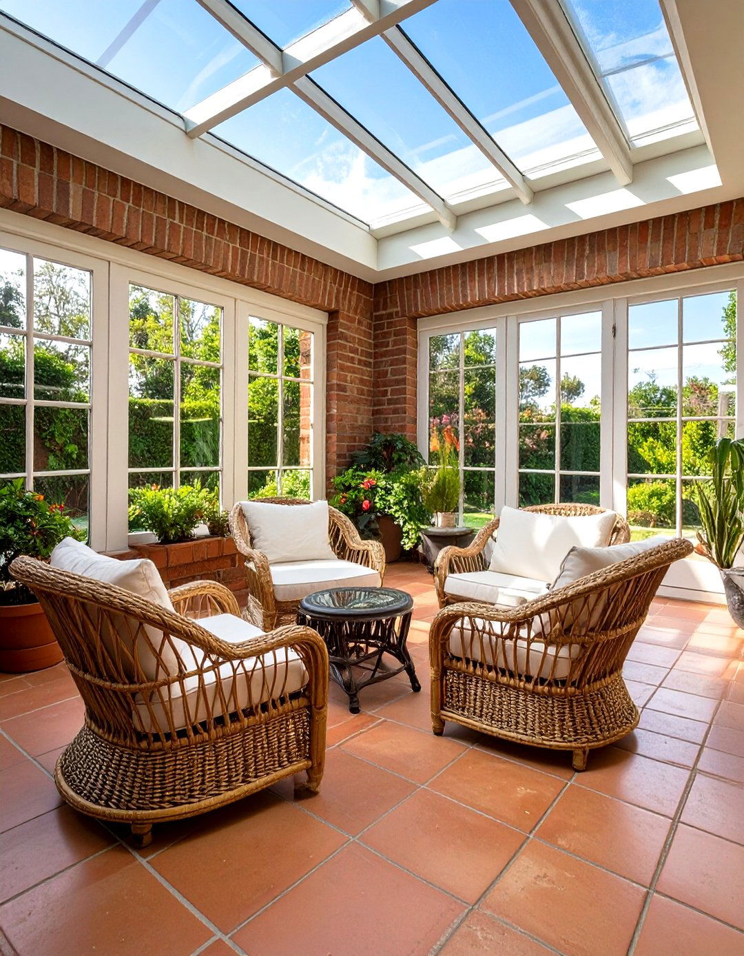 The Traditional Sunroom Lounge - 30 garage extension ideas
