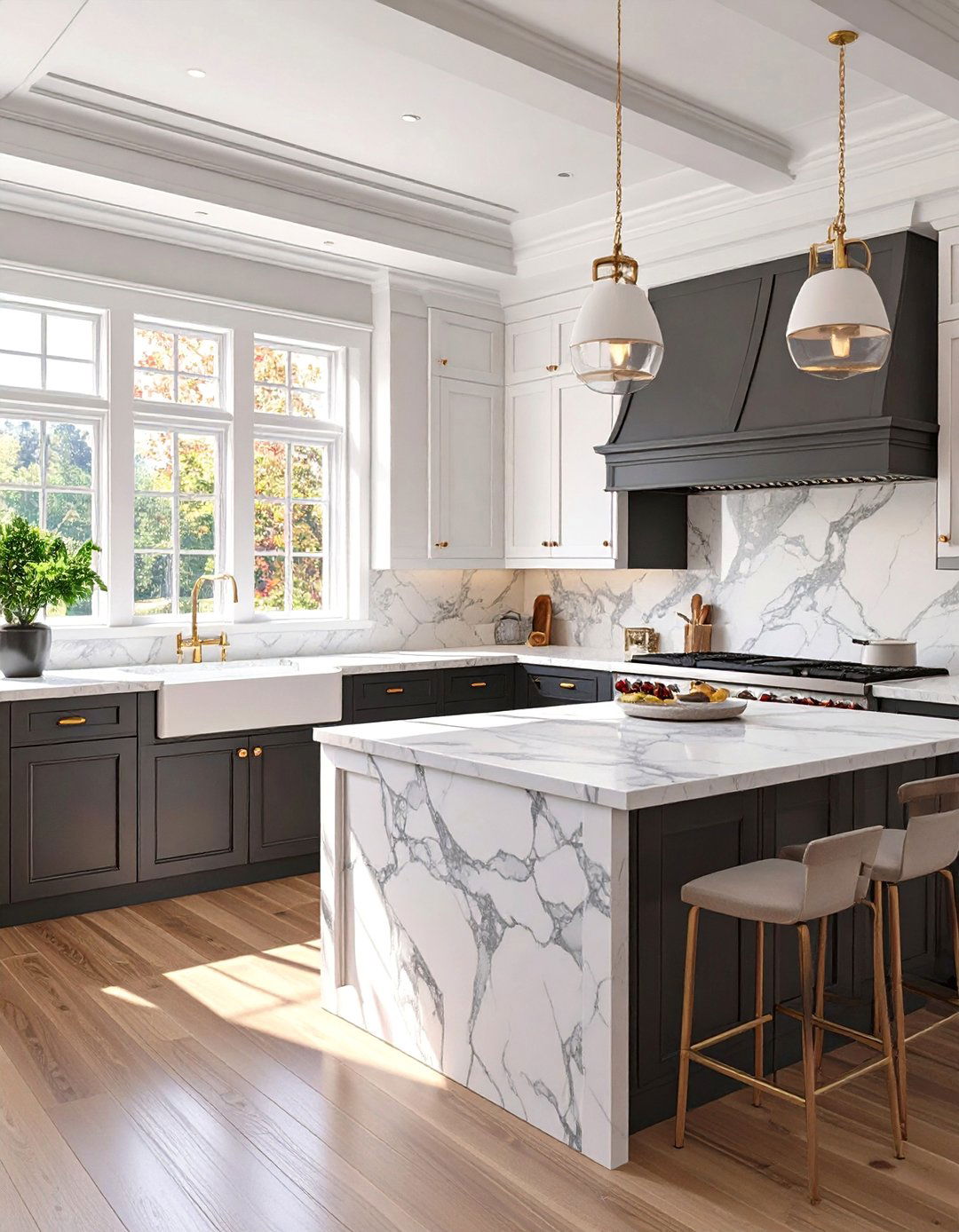 The Traditional Tuxedo Kitchen - 30 black and white kitchen ideas