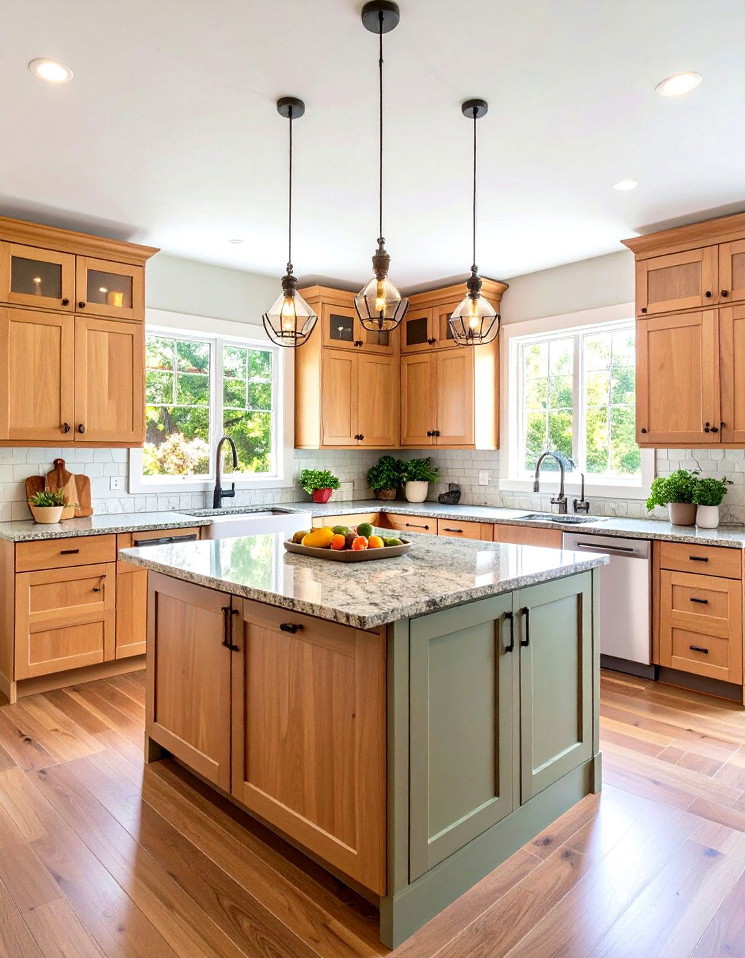 The Traditional Wood Cabinet Kitchen - 30 limited space small l shaped kitchen design ideas