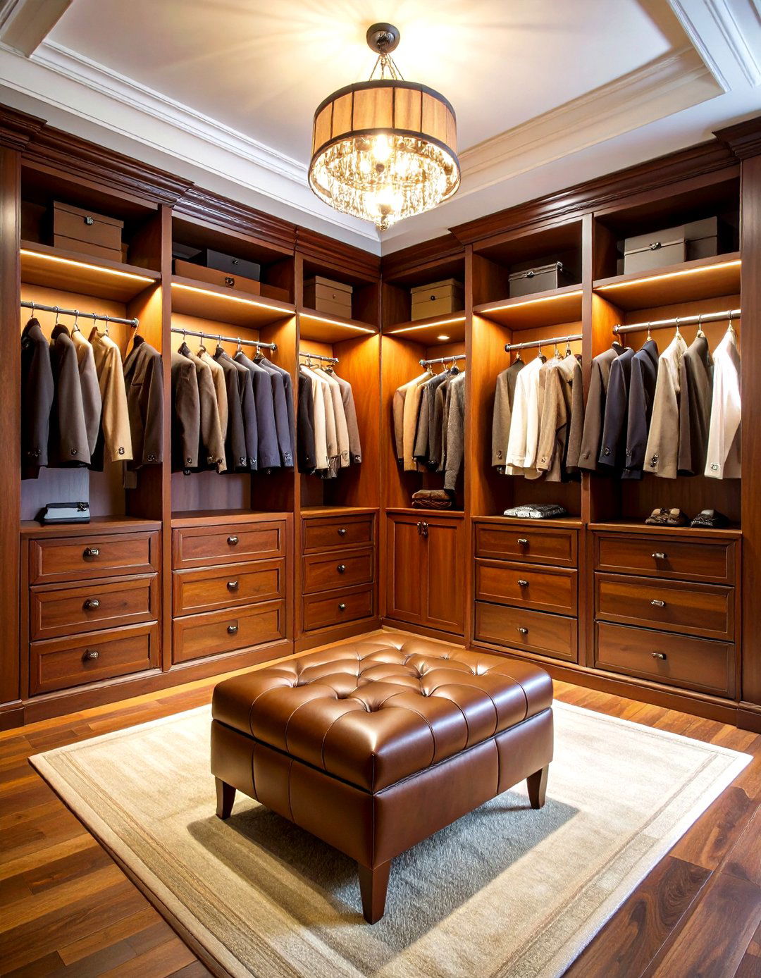 The Traditional Wood Paneled Closet - 30 design closet ideas