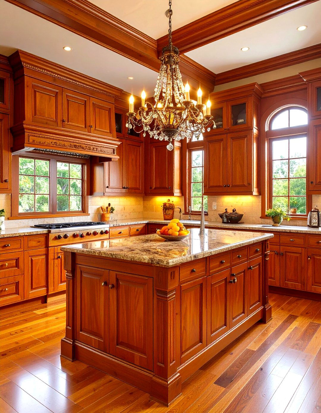 The Traditional Wood Rich Kitchen - 30 kitchen organizing ideas