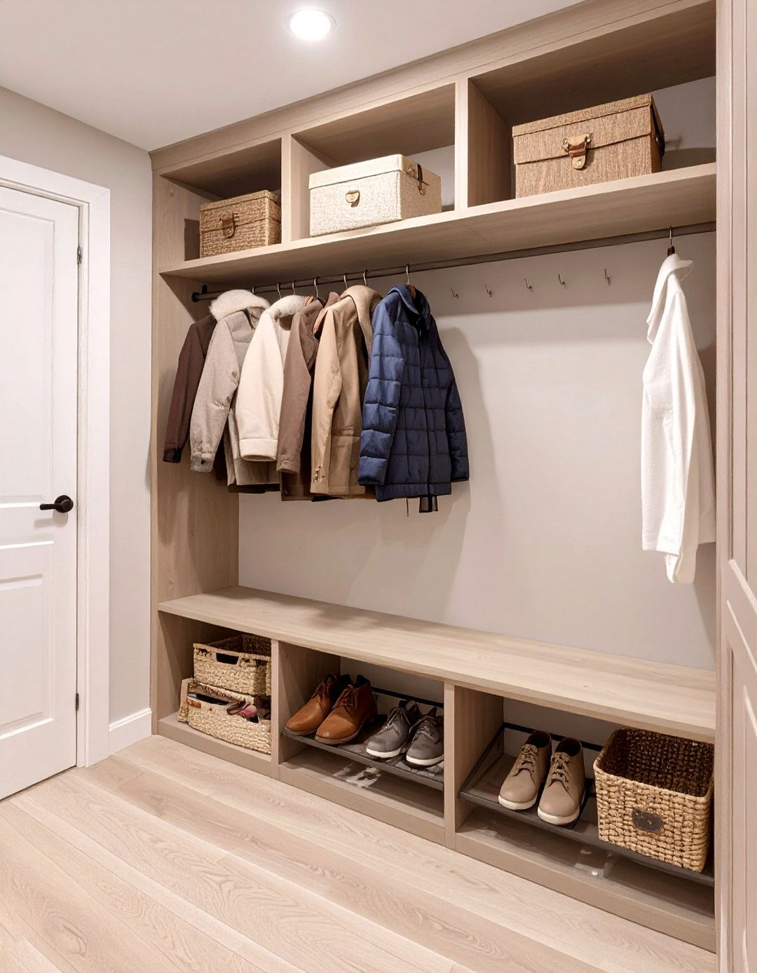 The Traditional and Tidy Closet - 30 coat closet organization ideas